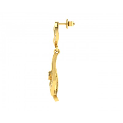Faren Diamond Earrings in Gold